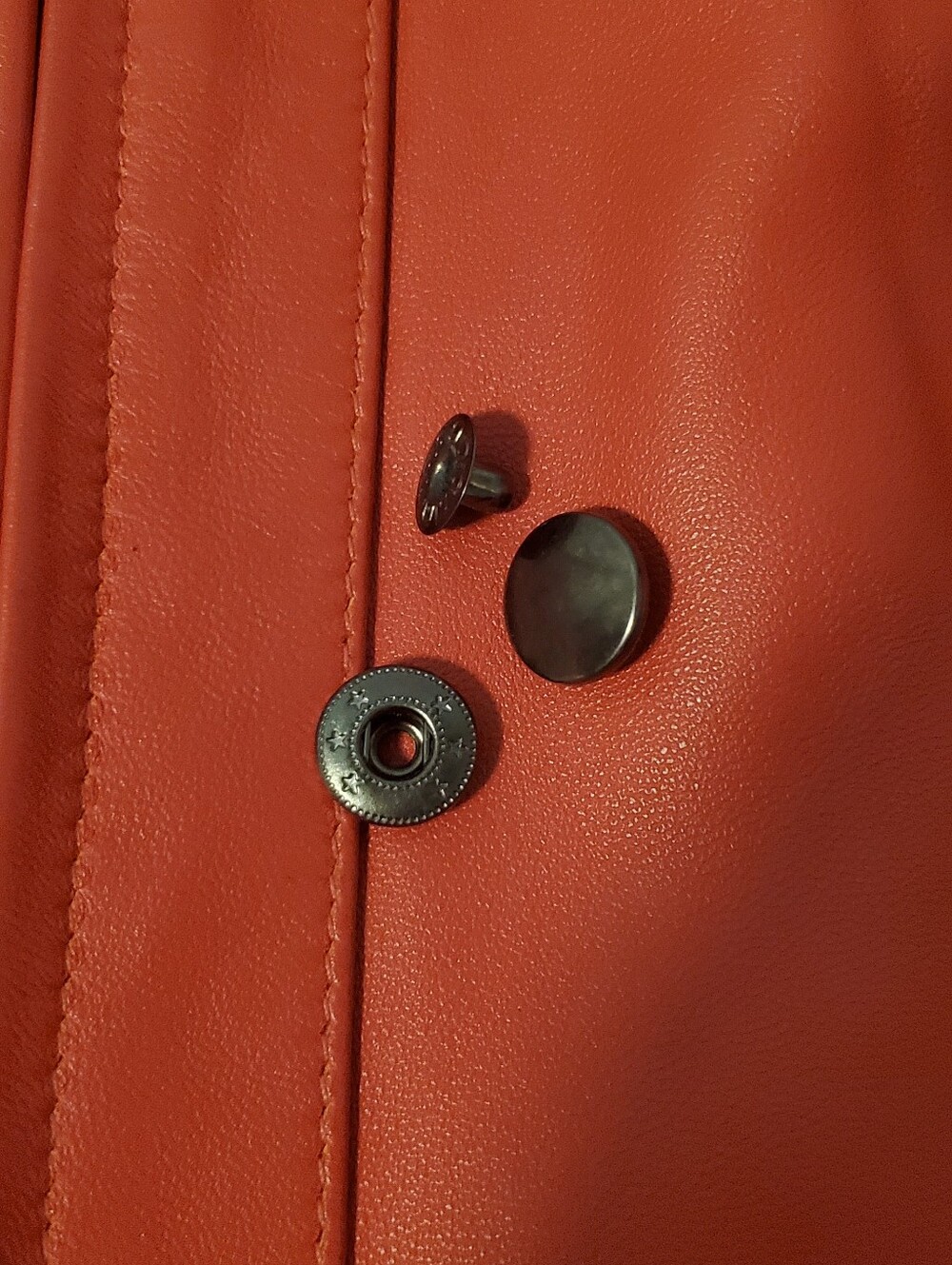 Genuine Leather Katherine Barclay Jacket - Red - Picture 6 of 6